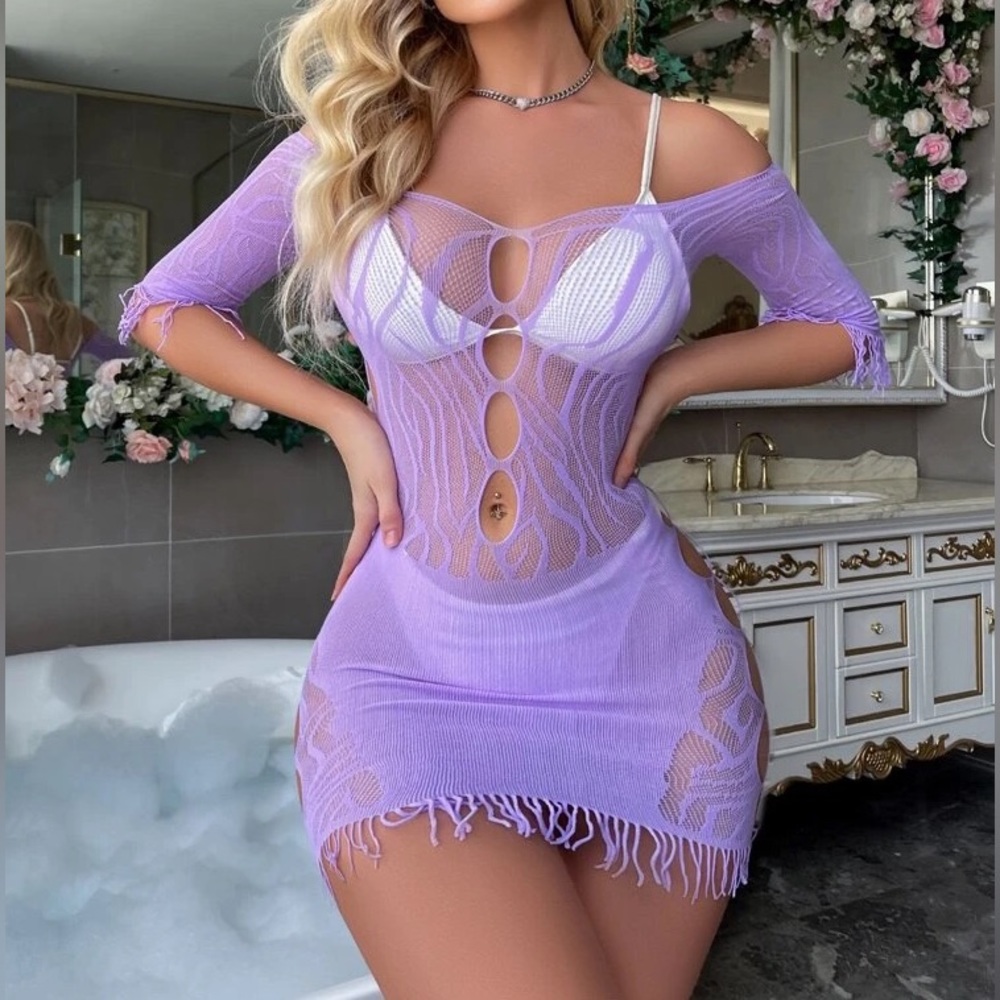 ALL body Mesh Dress